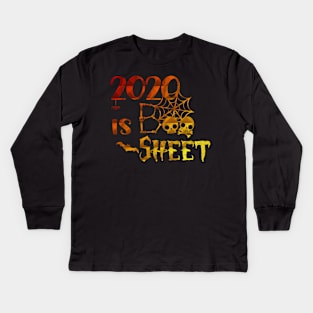 2020 is boo sheet Kids Long Sleeve T-Shirt